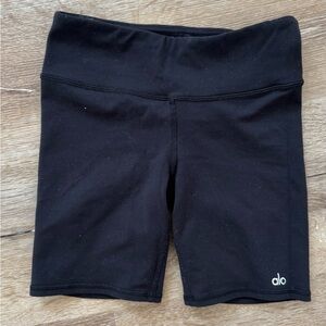 ALO Yoga Black High-Waisted Bike Shorts